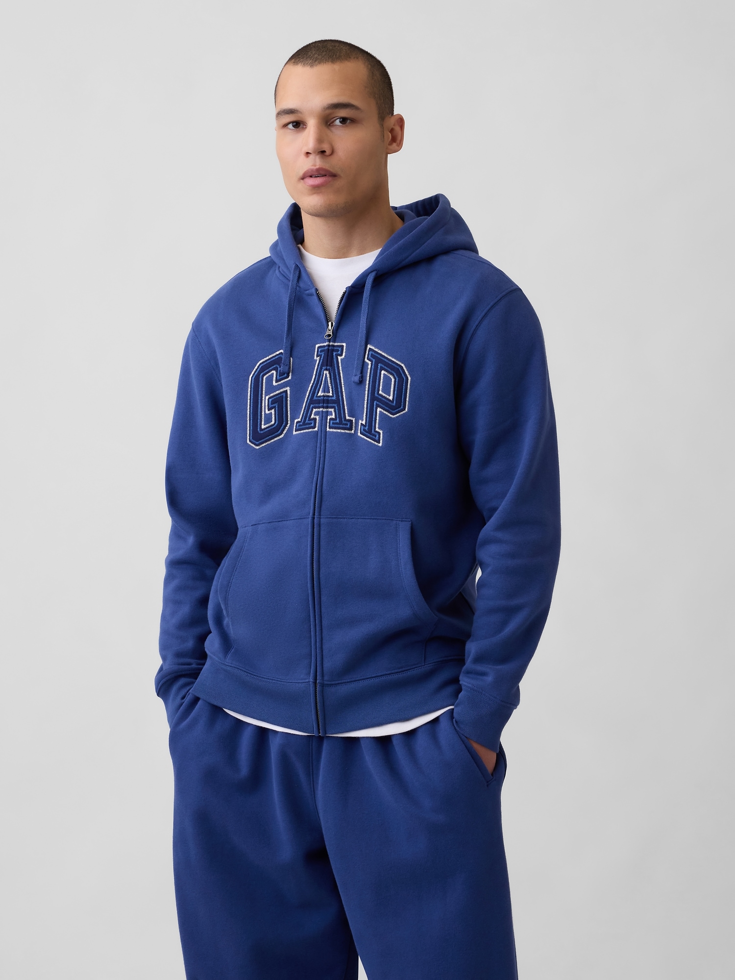 Adult VintageSoft Arch Logo Zip Hoodie