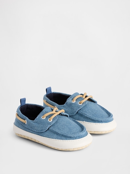 Image number 2 showing, Baby Denim Boat Shoes