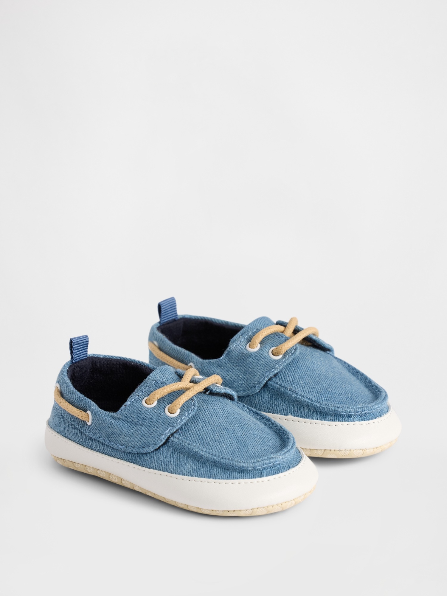Детские кроссовки Gap Baby Denim Boat Shoes — фото 2