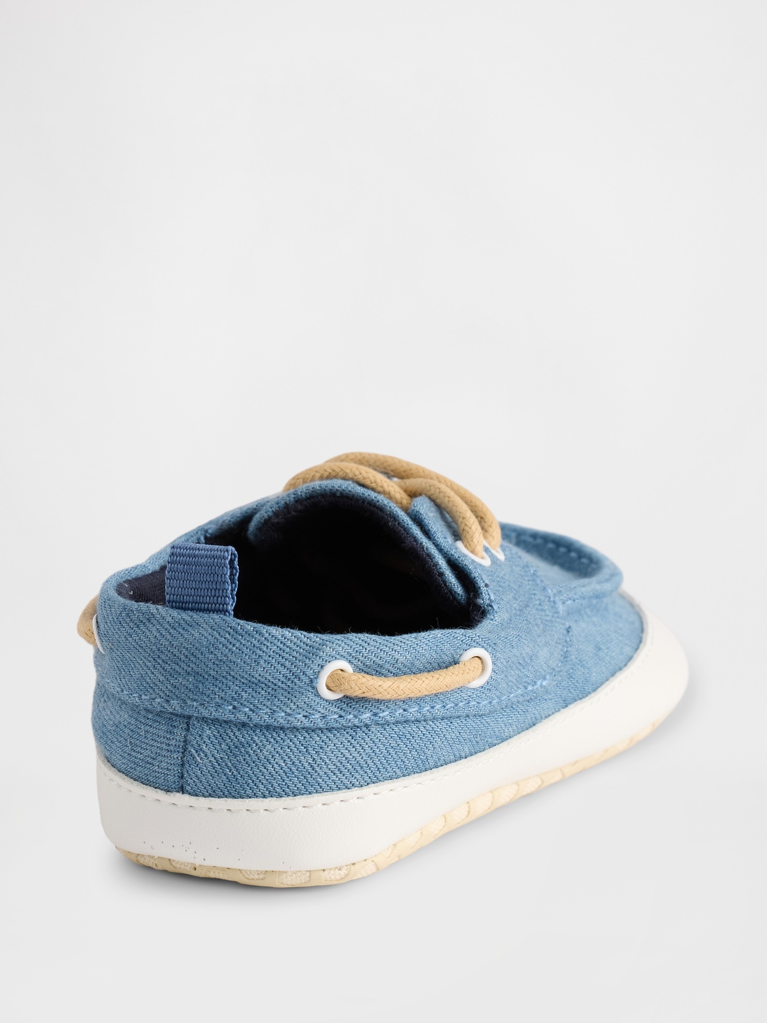 Детские кроссовки Gap Baby Denim Boat Shoes — фото 4