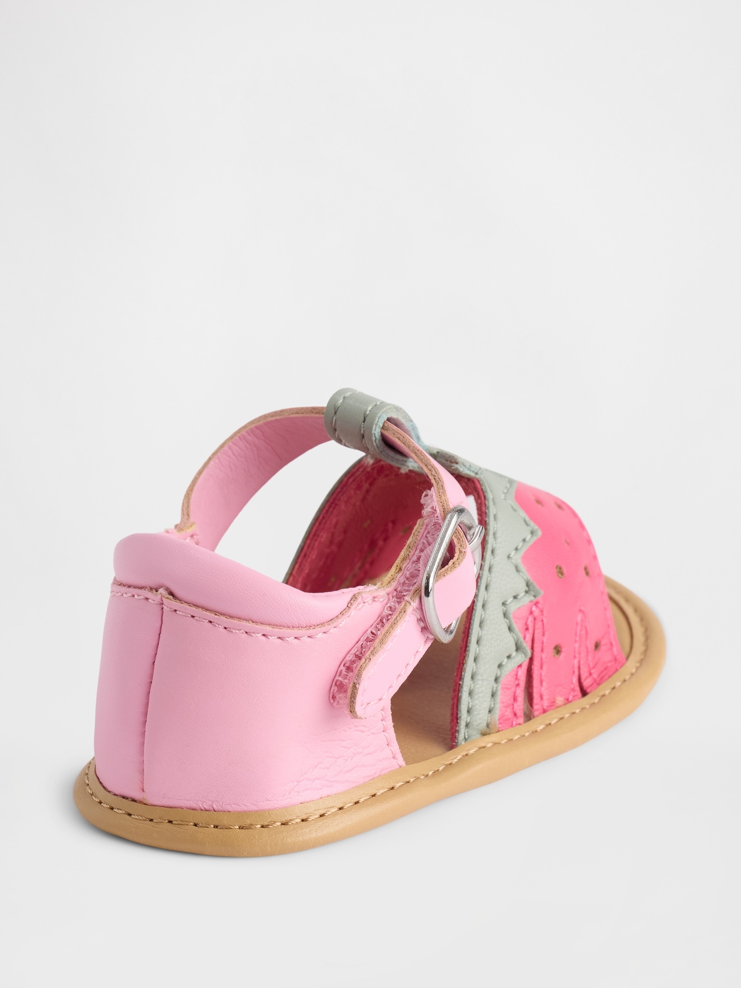 Сандалии Gap Strawberry Sandals для малышей, цвет: Клубничный розовый — фото 4