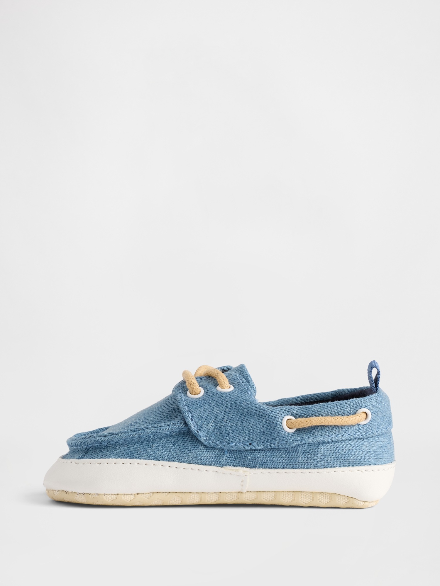 Детские кроссовки Gap Baby Denim Boat Shoes — фото 5