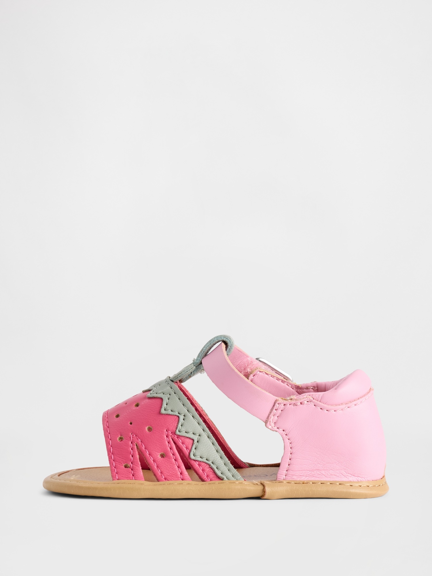 Сандалии Gap Strawberry Sandals для малышей, цвет: Клубничный розовый — фото 5