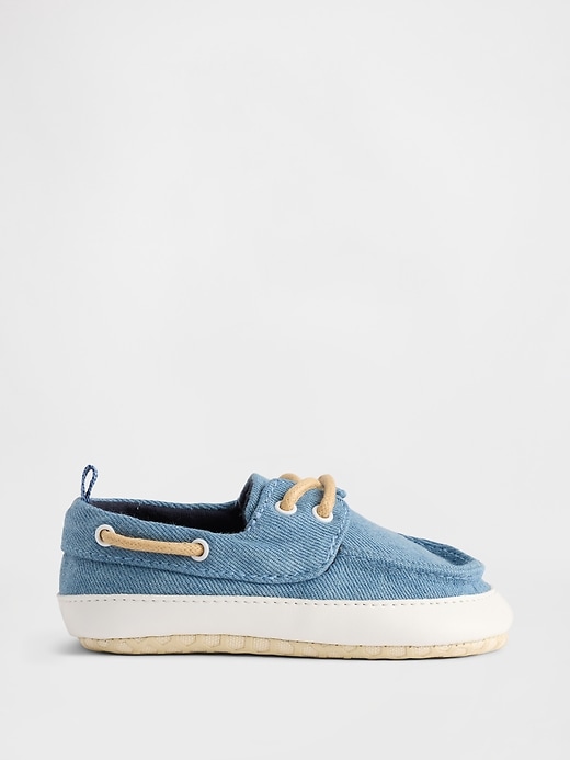Image number 1 showing, Baby Denim Boat Shoes