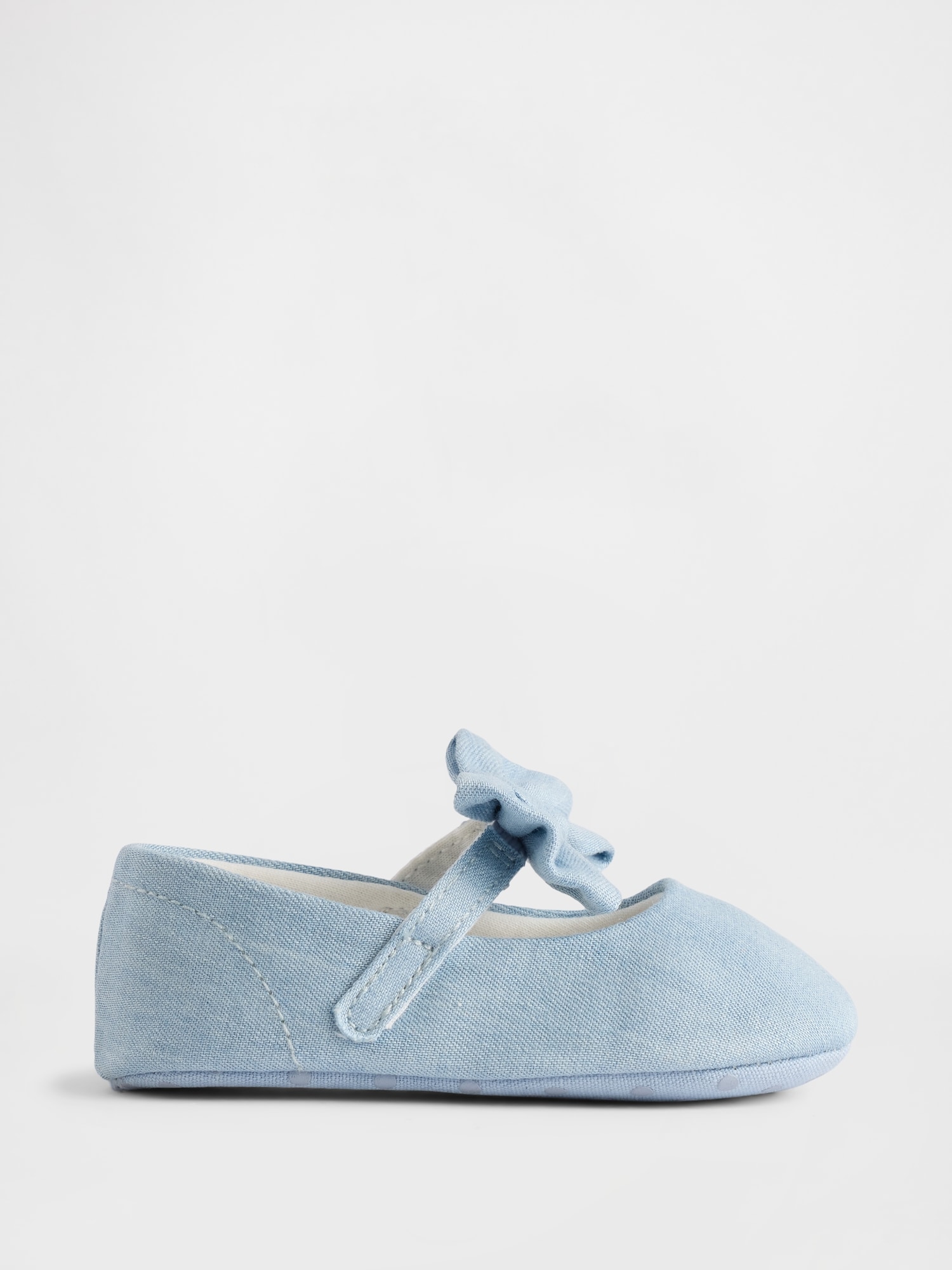 Обувь Gap Denim Bow Mary Jane Shoes для малышей, цвет: Средняя варка