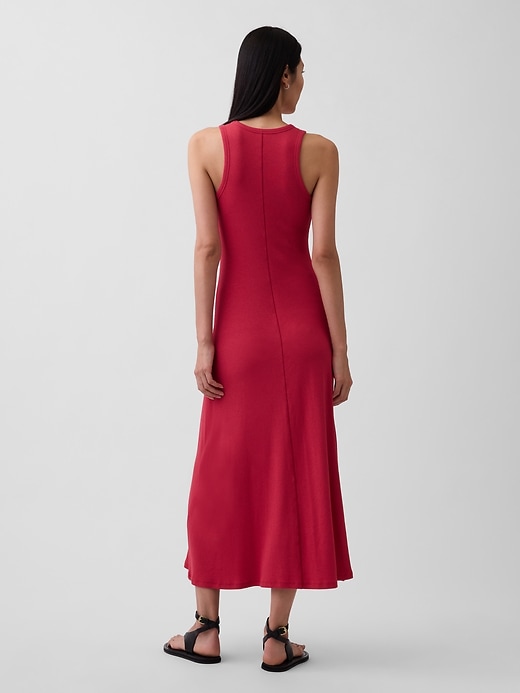 Image number 2 showing, Modern Rib Shelf-Bra Maxi Dress