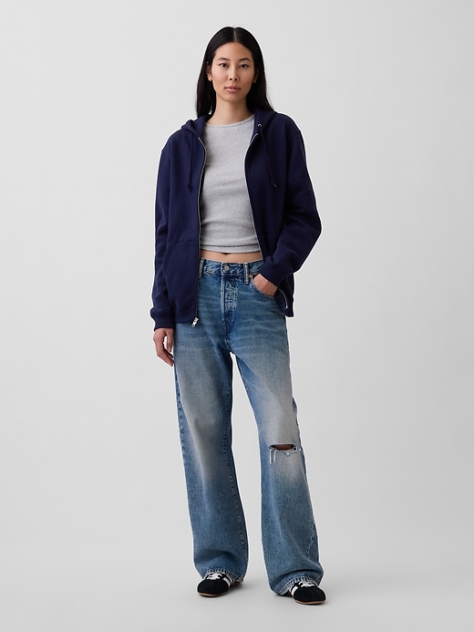 Image number 6 showing, Adult VintageSoft Relaxed Zip Hoodie