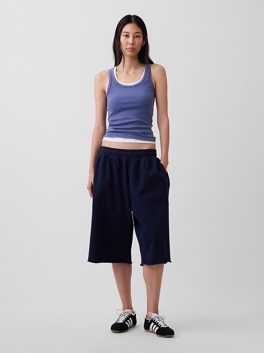 Image number 6 showing, Adult Heavyweight Baggy Sweat Shorts