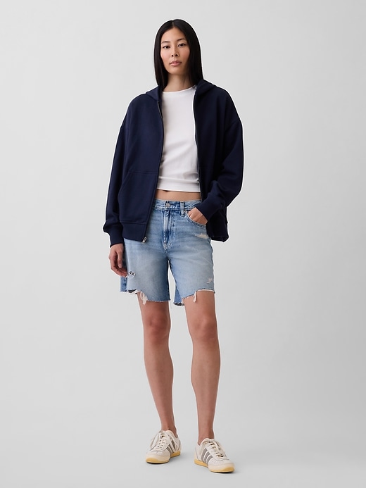 Image number 6 showing, Adult Heavyweight Oversized Zip Hoodie