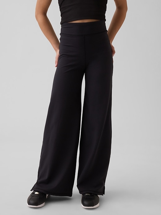 Image number 3 showing, Kids Performance Wide-Leg Leggings
