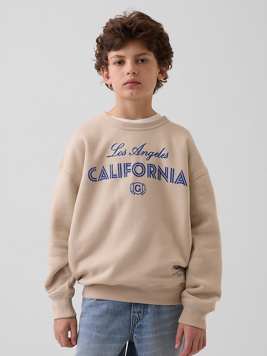 Image number 1 showing, Kids Relaxed Graphic Sweatshirt