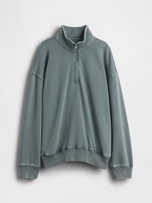 Image number 2 showing, Kids VintageSoft Terry Relaxed Half-Zip Pullover
