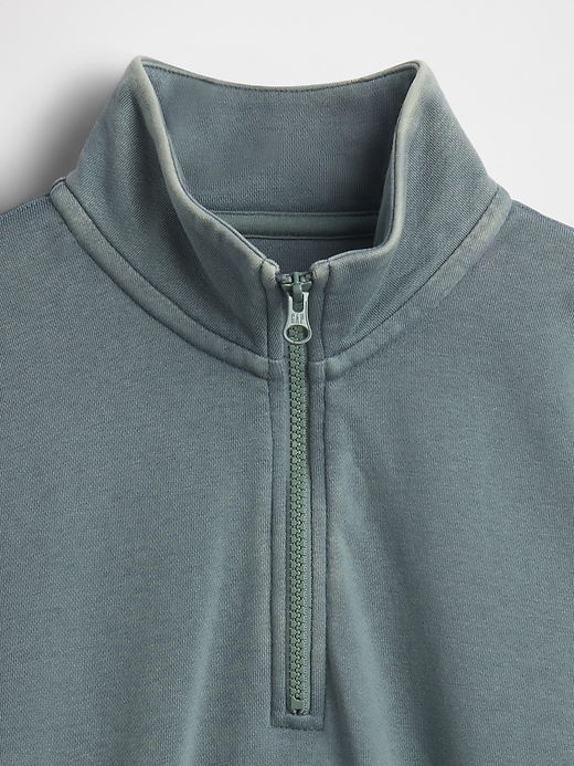 Image number 5 showing, Kids VintageSoft Terry Relaxed Half-Zip Pullover