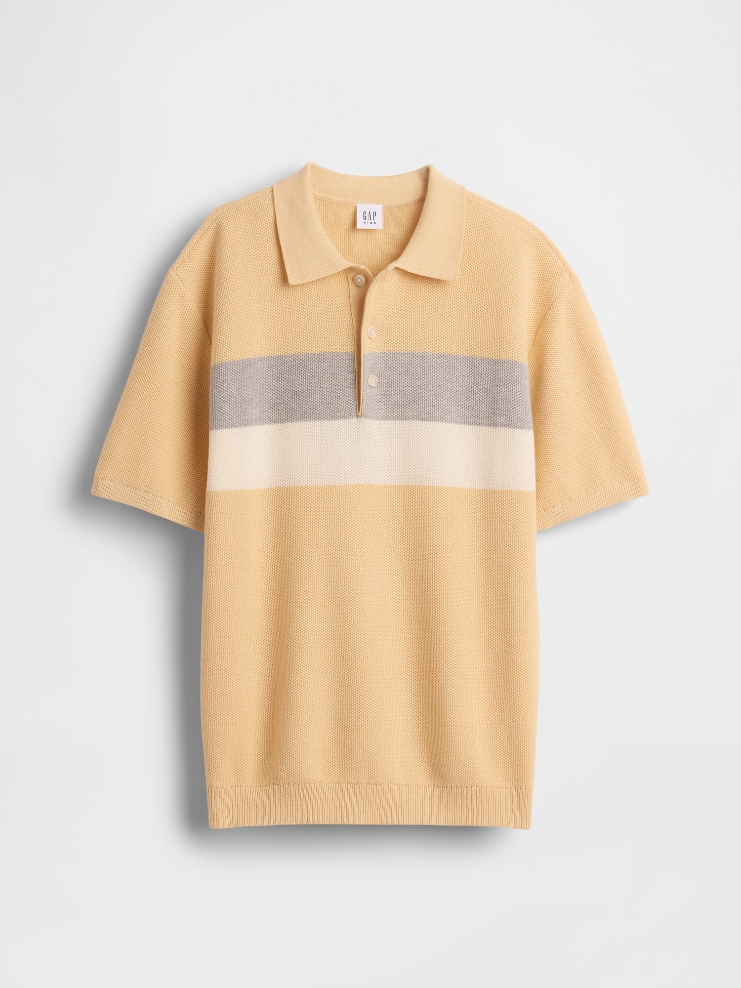 Kids Relaxed Stripe Polo Sweater Shirt