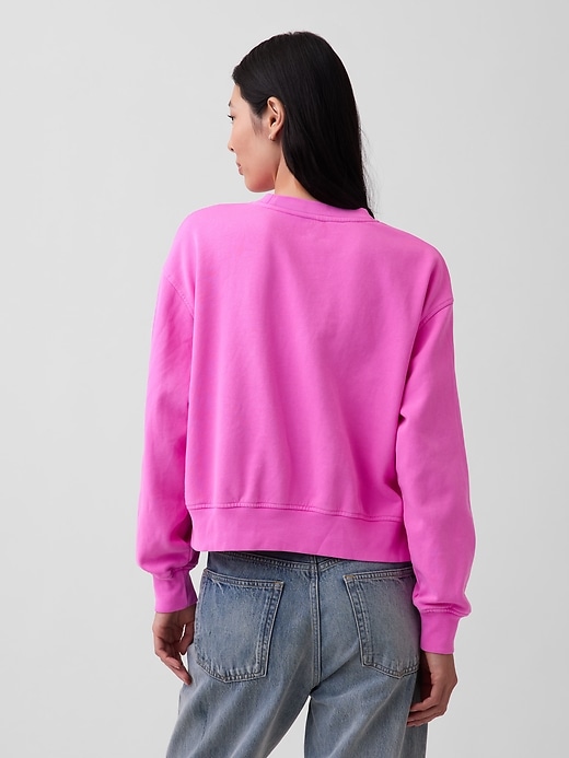 Image number 3 showing, VintageSoft Oversized Split-Hem Sweatshirt