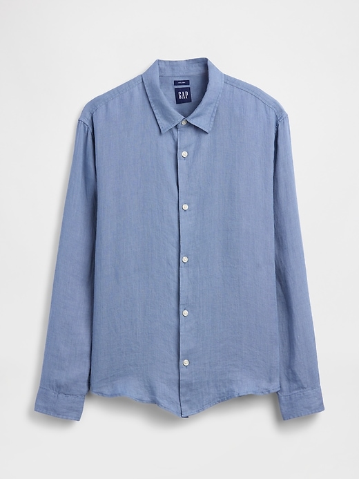 Image number 5 showing, 100% Linen Relaxed Shirt