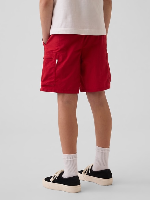 Image number 4 showing, Kids Nylon Relaxed Easy Cargo Shorts