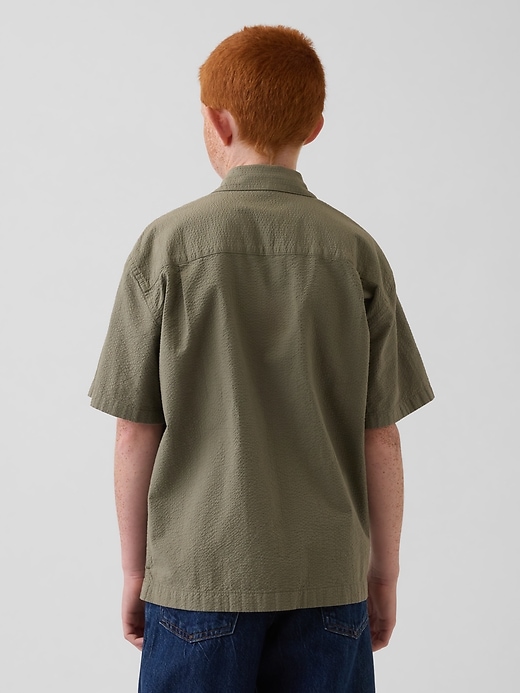 Image number 3 showing, Kids Textured Relaxed Vacay Shirt