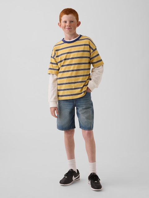 Kids UltraSoft '90s Loose Easy Denim Shorts