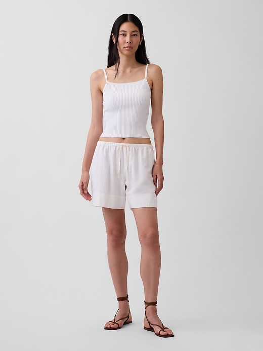 Image number 6 showing, Linen-Blend Easy Shorts