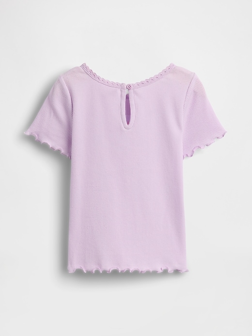 Image number 2 showing, Baby & Toddler Embroidered Ice Cream Rib T-Shirt