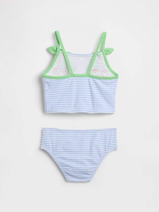 Image number 2 showing, Baby & Toddler Cherry Gingham Swim Two-Piece