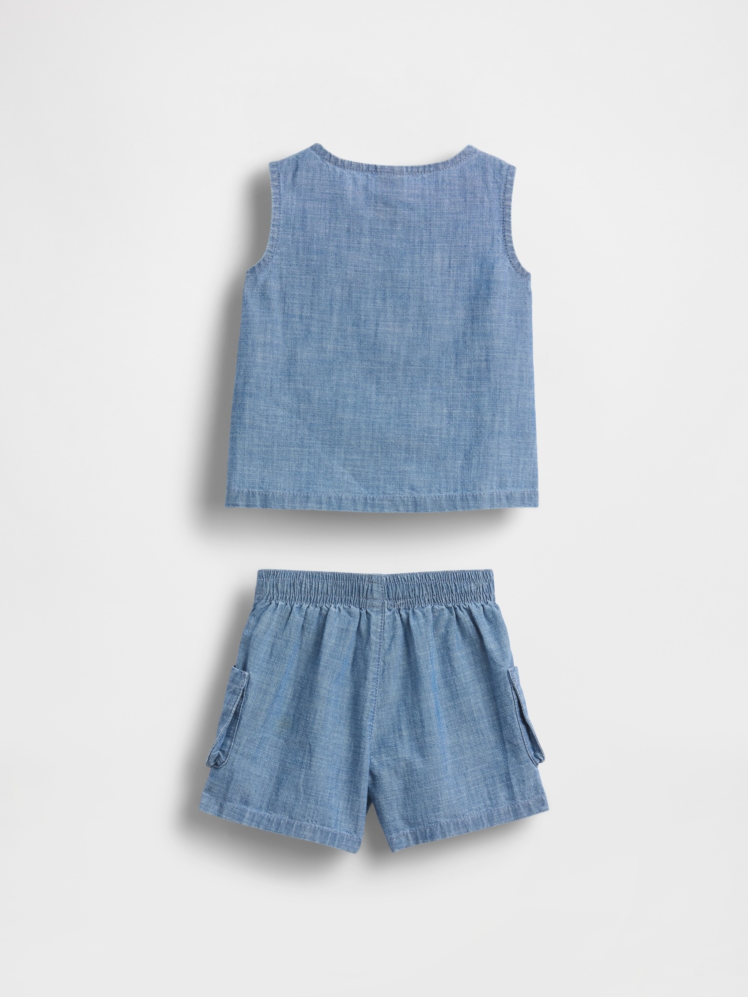 Детский комплект одежды Gap Pocket из денима — фото 2