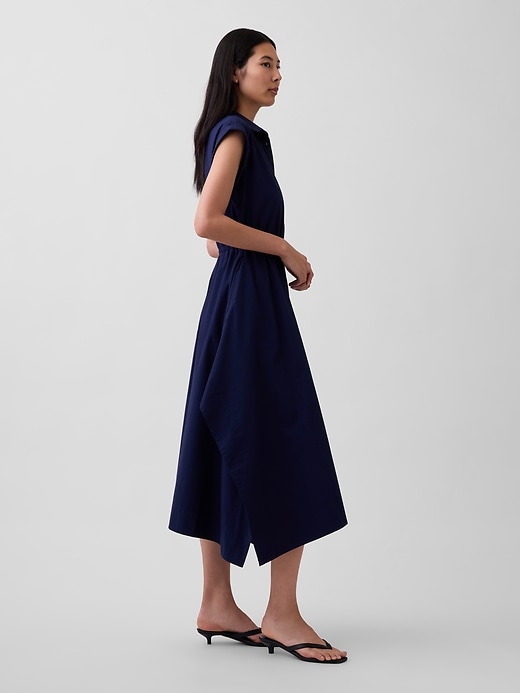 Image number 3 showing, Poplin Handkerchief Shirtdress