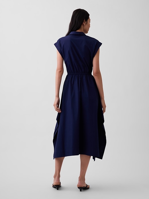 Image number 2 showing, Poplin Handkerchief Shirtdress