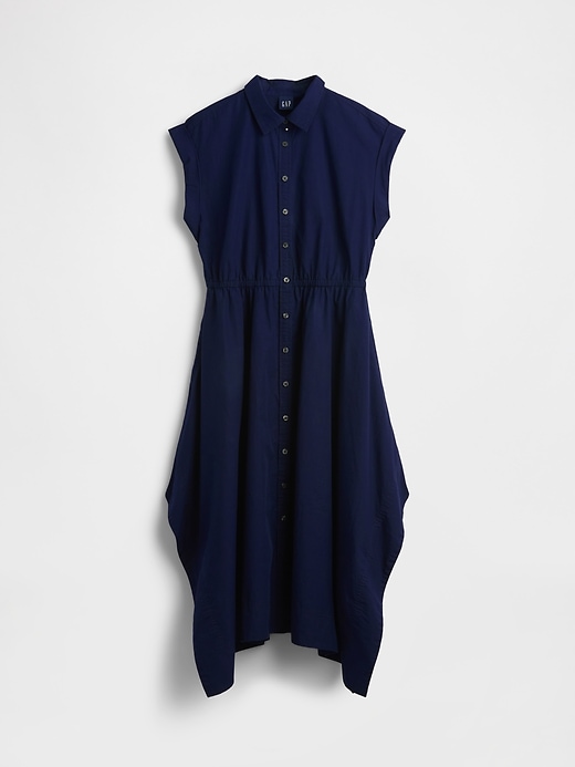 Image number 5 showing, Poplin Handkerchief Shirtdress