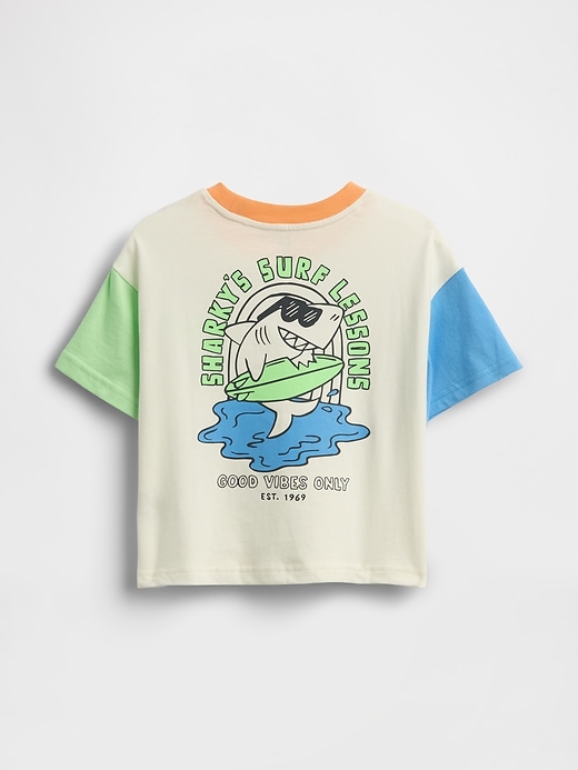 Image number 2 showing, Baby & Toddler Oversized Graphic T-Shirt
