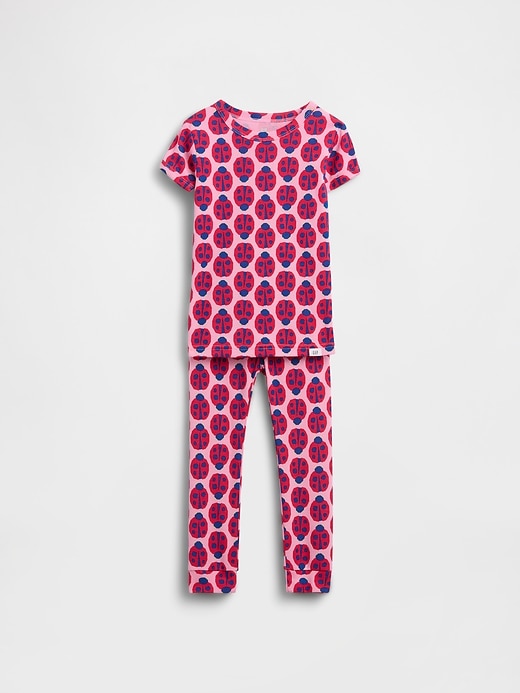 Image number 1 showing, Baby & Toddler Organic Brushed Cotton Ladybug PJ Set