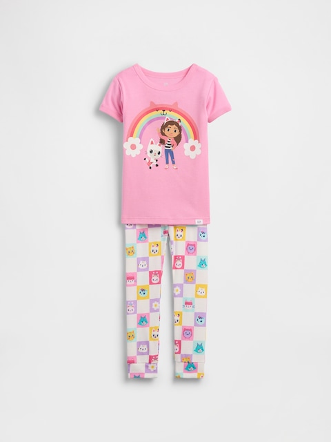 Baby & Toddler Organic Brushed Cotton Gabby's Dollhouse PJ Set