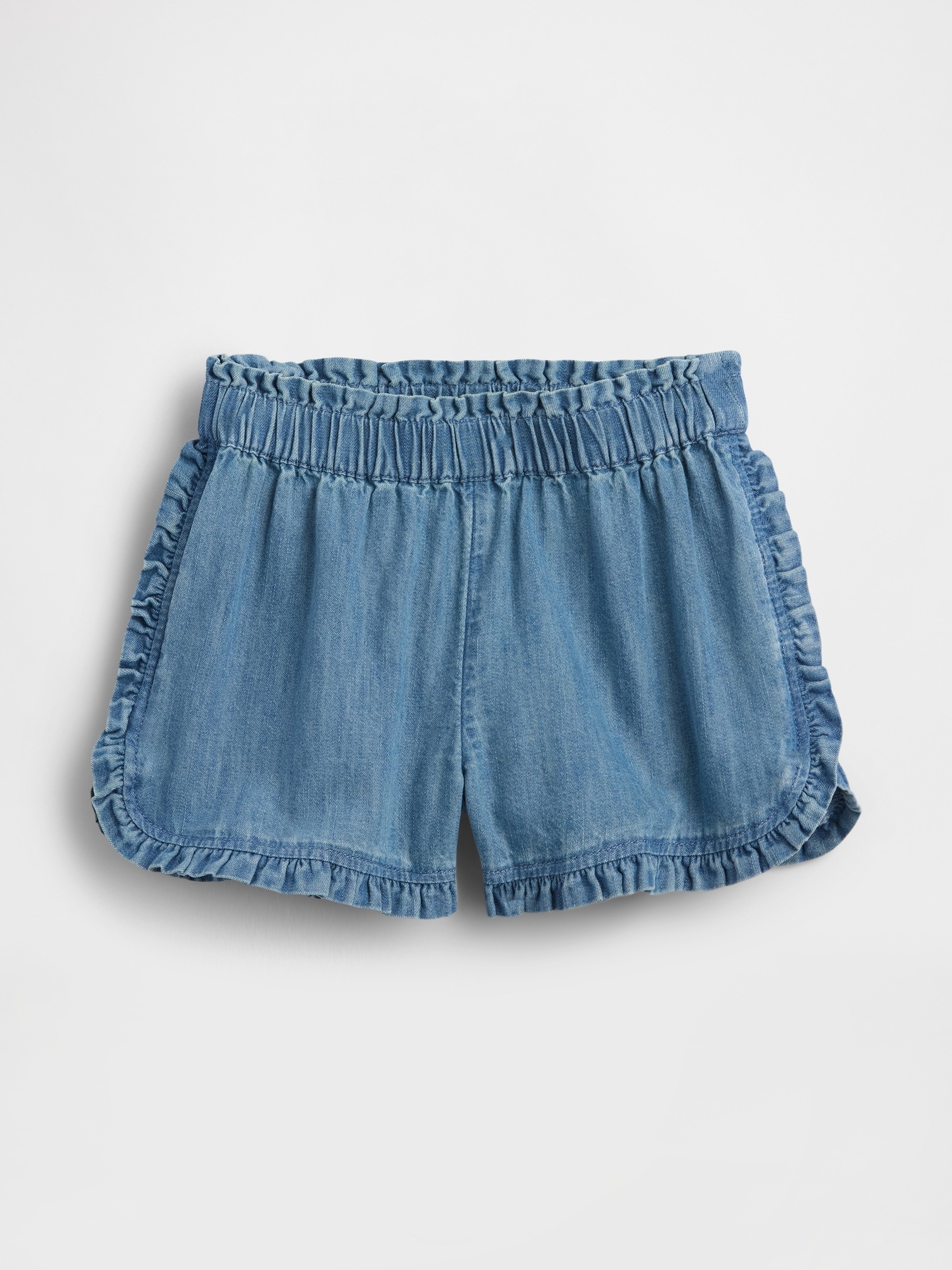 Детские шорты Gap Baby & Toddler Linen-Cotton Ruffle Dolphin Shorts