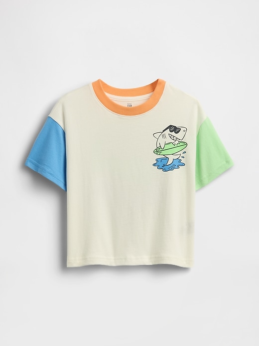 Image number 1 showing, Baby & Toddler Oversized Graphic T-Shirt