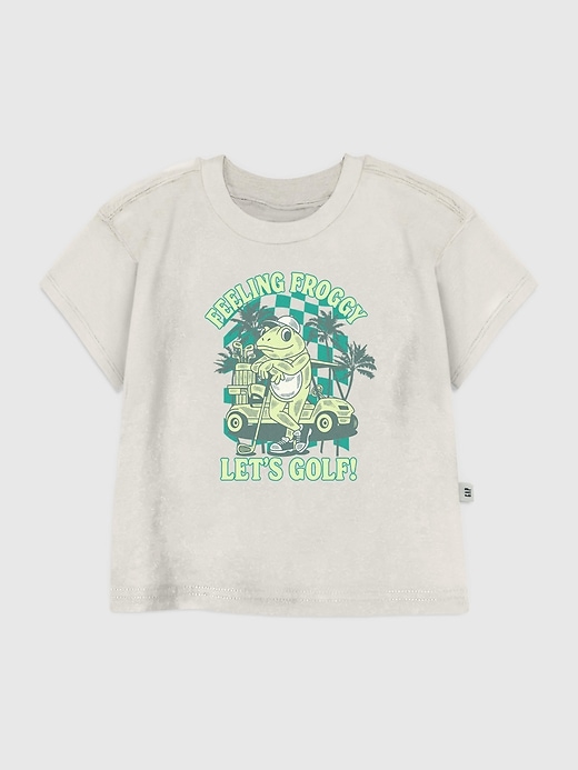 Image number 1 showing, Toddler Froggy Golfing Graphic T-Shirt