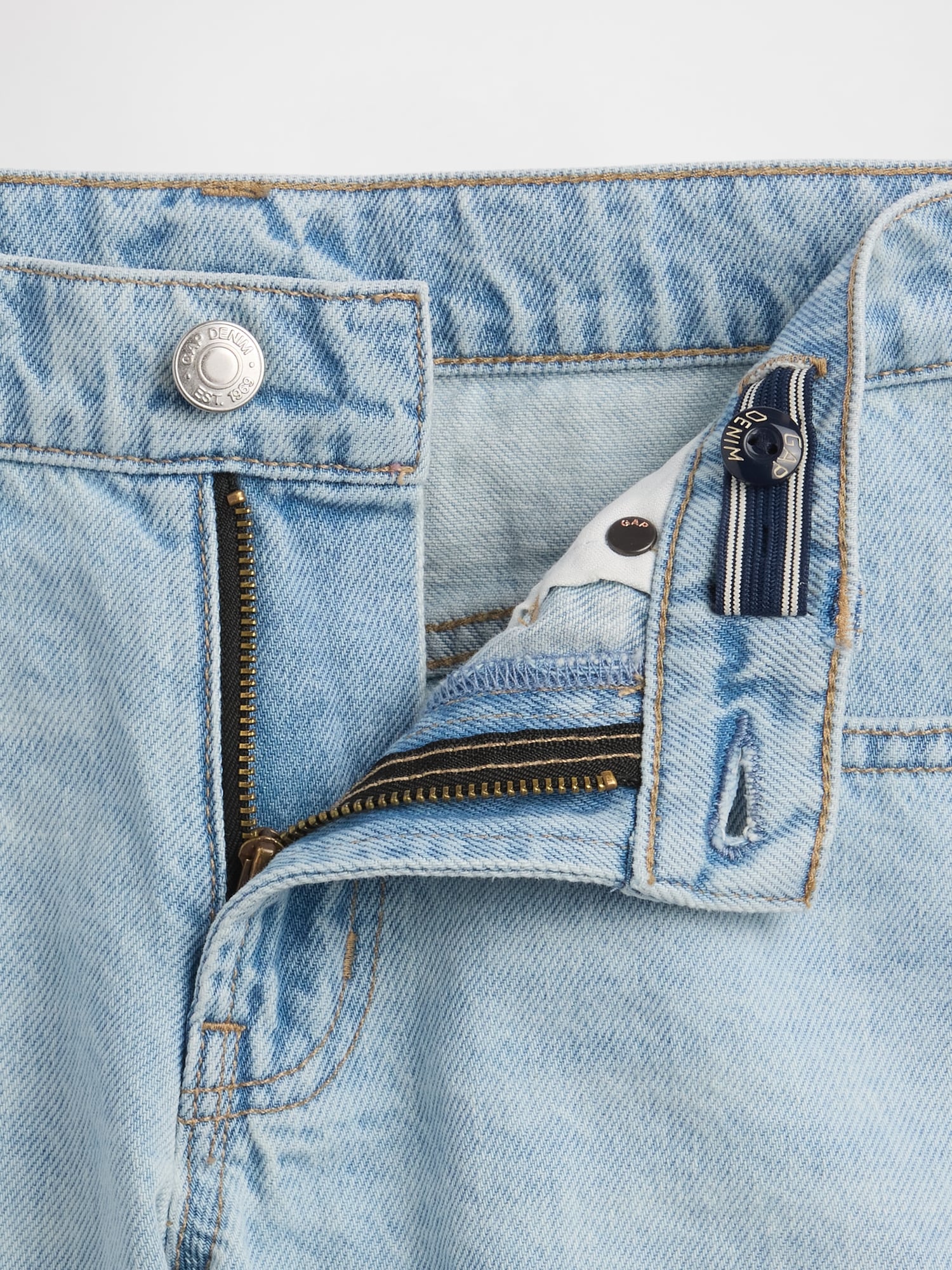 Kids Low Rise Stride Denim Shorts
