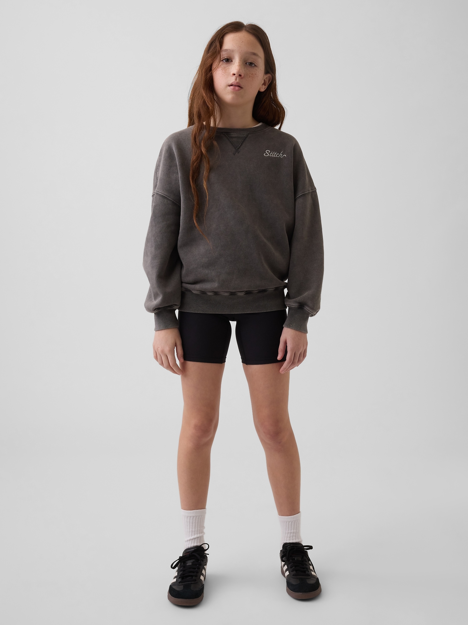 Kids Quick-Dry Rib Bike Shorts