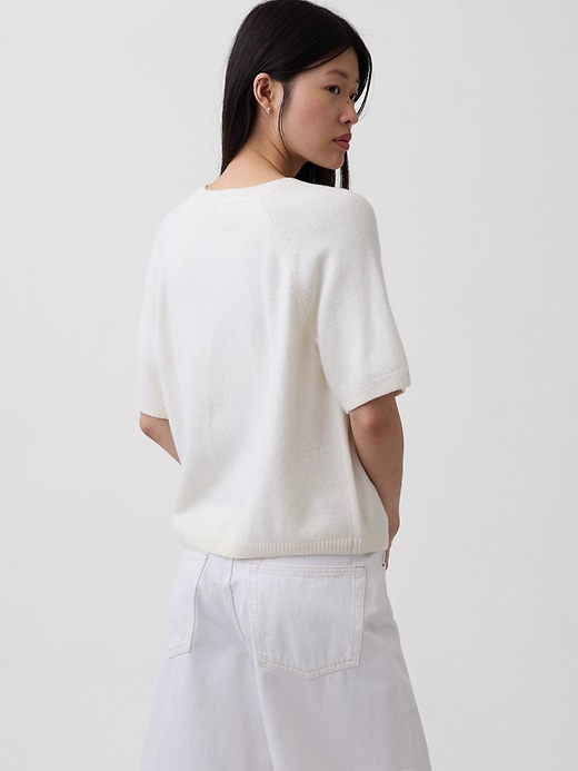 Image number 3 showing, CashSoft Raglan Sweater T-Shirt