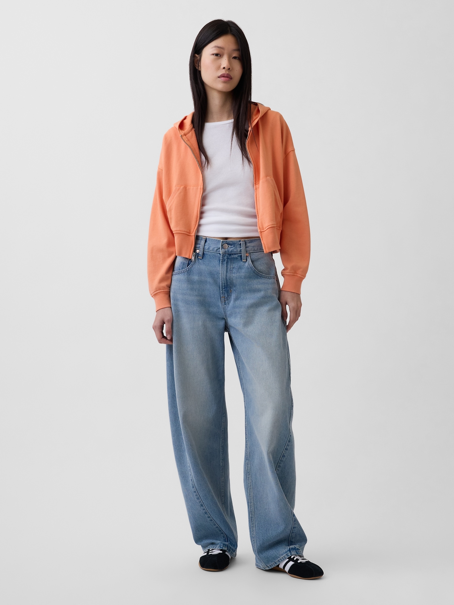 VintageSoft Terry Zip Hoodie