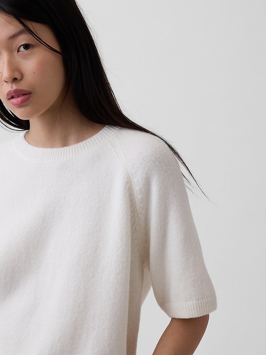 Image number 4 showing, CashSoft Raglan Sweater T-Shirt