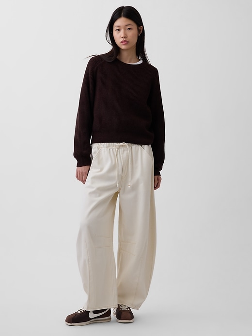 Image number 2 showing, CashSoft Relaxed Shaker-Stitch Sweater