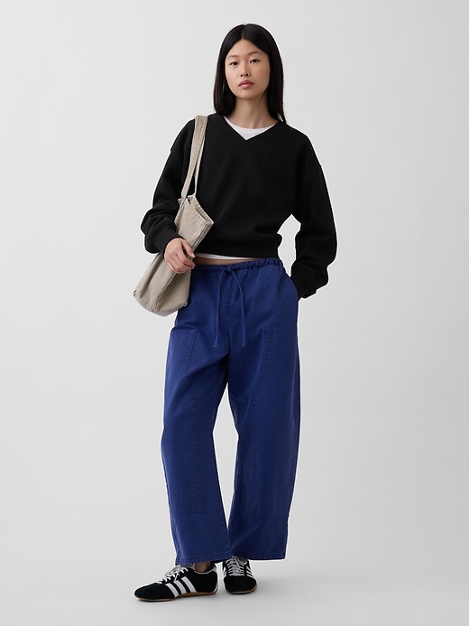 Image number 2 showing, VintageSoft Oversized V-Neck Sweatshirt