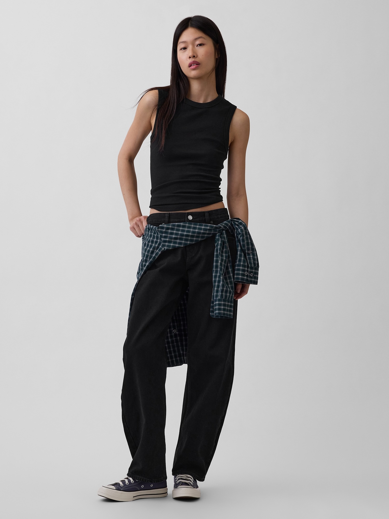 Женские джинсы Gap Low Rise Barrel Jeans
