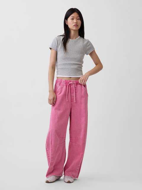 Mid Rise UltraSoft Easy Horseshoe Jeans