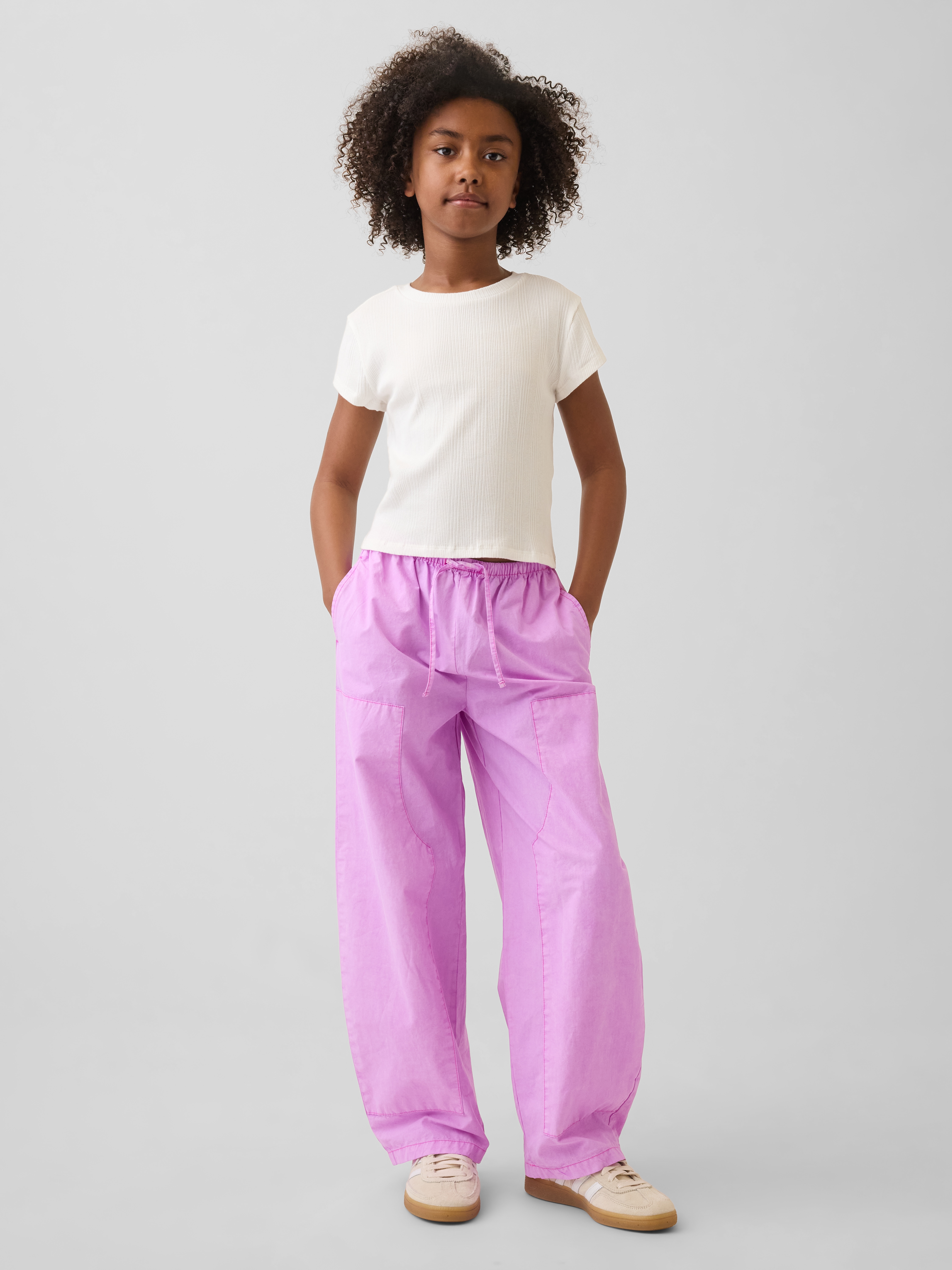 Kids Easy Double-Knee Barrel Pants