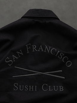 Gap × Sushi Club Oversized Denim Jacket | Gap