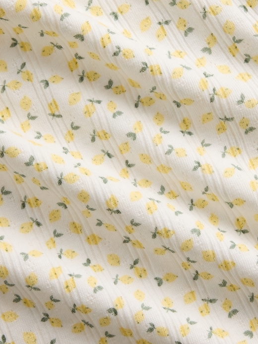 Image number 4 showing, Kids Pointelle Rib Fitted T-Shirt