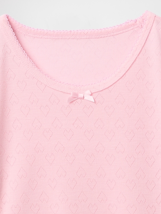 Image number 3 showing, Kids Recycled Pointelle PJ T-Shirt