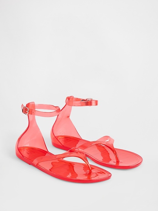 Image number 2 showing, Jelly Thong Sandals